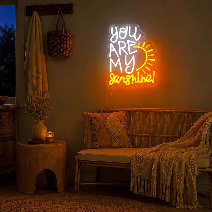 Neon Sign, Sunshine Neon Signs for Wall Decor LED Signs Neon Light - Image 6