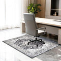 Office Chair Mat for Hardwood Tile Floor, 36"x48"Anti-Slip Under Desk Carpet Protector for Rolling Computer Chair Mat, Machine Washable Office Area Carpet (Chenille,Brown) by Ufeekare
