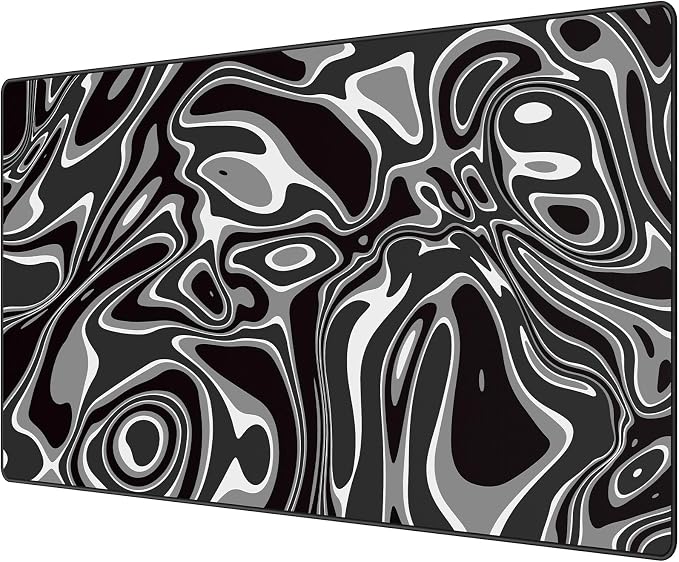 Rinaze Large Gaming Mouse Pad with Superior Micro-Weave Cloth, Extended Desk Mousepad with Stitched Edges, Anti-Slip Keyboard Pad for Computer, Home and Gaming - Image 9