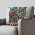 William Morris Fruit Small Recliner Headrest Cover 26x16 Inch Set of 2 - Easy to Install Polyester Slipcover Chair, Decoration & Non-Slip Design with Fixing Nails for Office/Home by ZCFYGDX