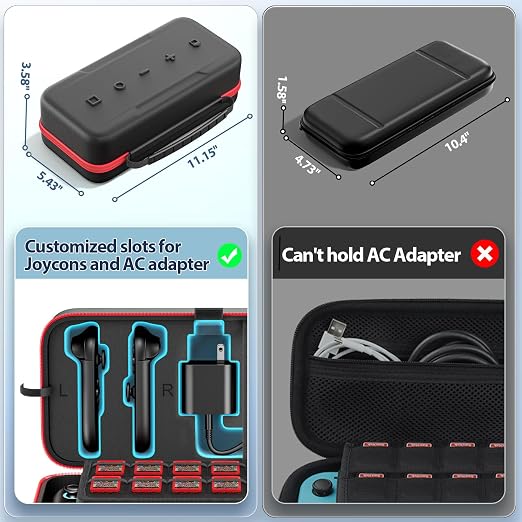 OIVO Carrying Case for 2025 Nintendo Switch 2, Switch Travel Carry Case - Image 8