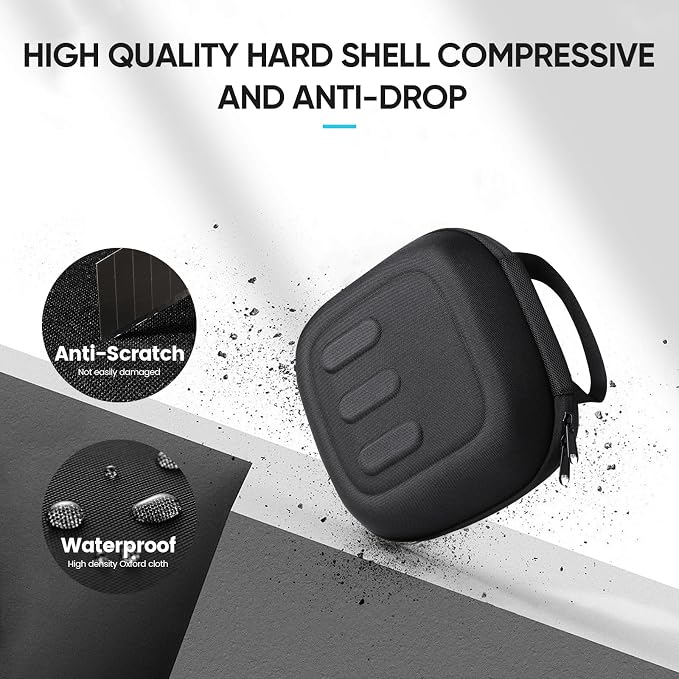 Q3S Hard Carrying Case for Meta Quest 3/Quest 3S VR Headset, Touch Controller, Original Fabric Strap & Accessories, Ideal for Travel & Home Storage with Comfort Protection - Image 5