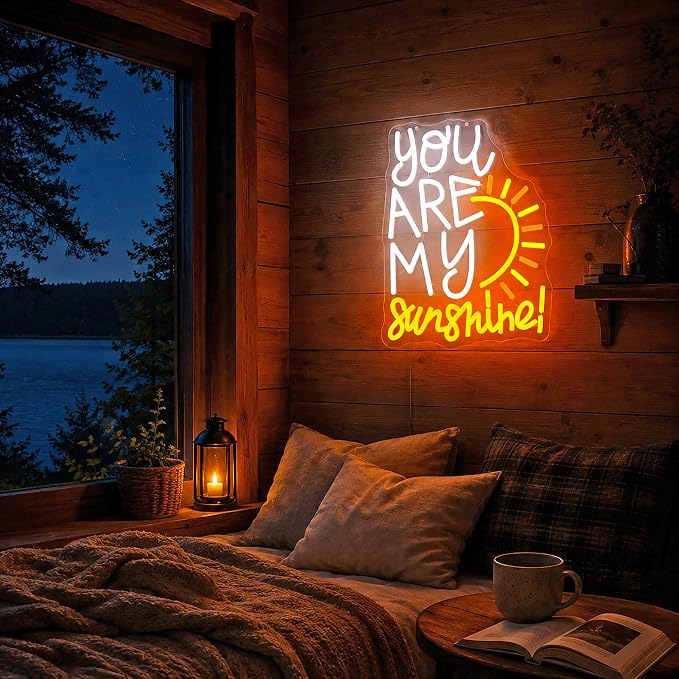 Neon Sign, Sunshine Neon Signs for Wall Decor LED Signs Neon Light - Image 5