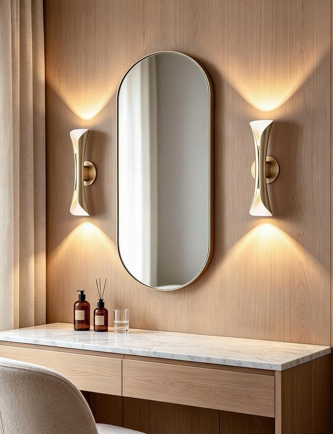 Tubicen Gold Wall Sconces Mid Century Modern Movie Theater Lights for Wall - Image 9