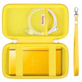Supmay Hard Carrying Case Compatible with Nintendo DS Lite NDSL, Gameboy Advance Games Storage Holder Travel Bag with Mesh Pocket for USB Charging Cable, Stylus, Earphones, Game Cartridge, Yellow by Supmay