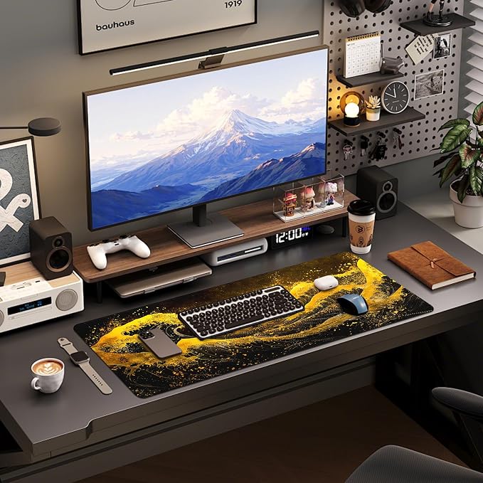 Mouse Pad Gaming - Desk Mat for Keyboard and Mouse - Large Mouse Pads for Desk, Gaming Mousepad with Non-Slip Base, Desks Pad (31.5" X 11.8") for Game, Office and Home - Image 6