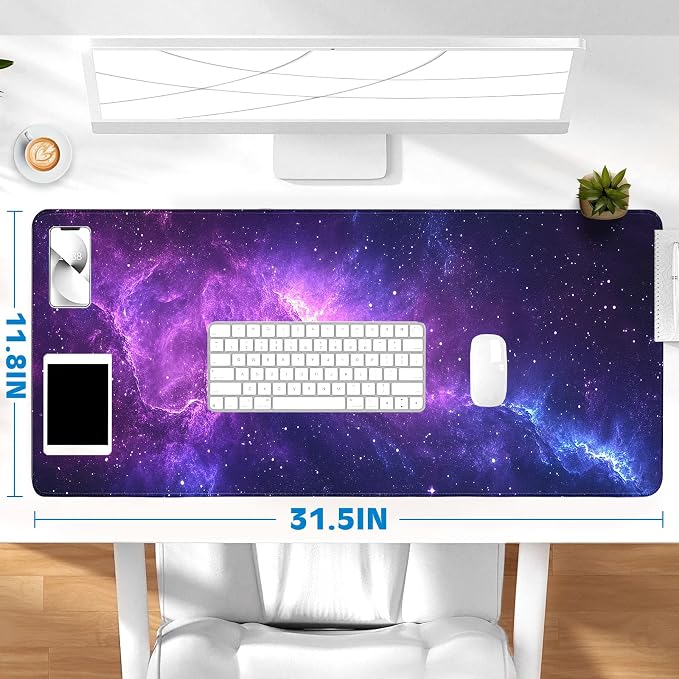 Gaming Mouse Pad, Desk Mat for Keyboard and Mouse, Large Mouse Pad for Desk, Computer Mousepad - Image 6