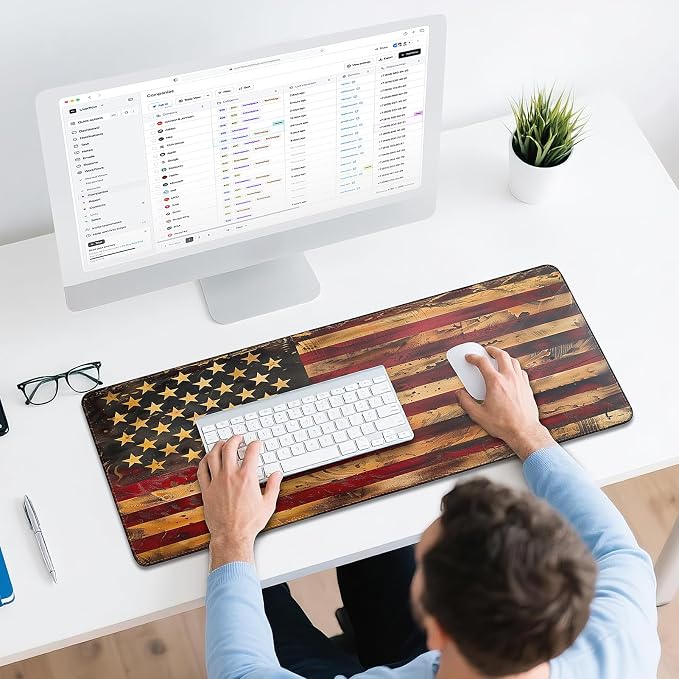 Mouse Pad Gaming - Desk Mat for Keyboard and Mouse - Large Mouse Pads for Desk, Gaming Mousepad with Non-Slip Base, Desks Pad (31.5" X 11.8") for Game, Office and Home - Image 6