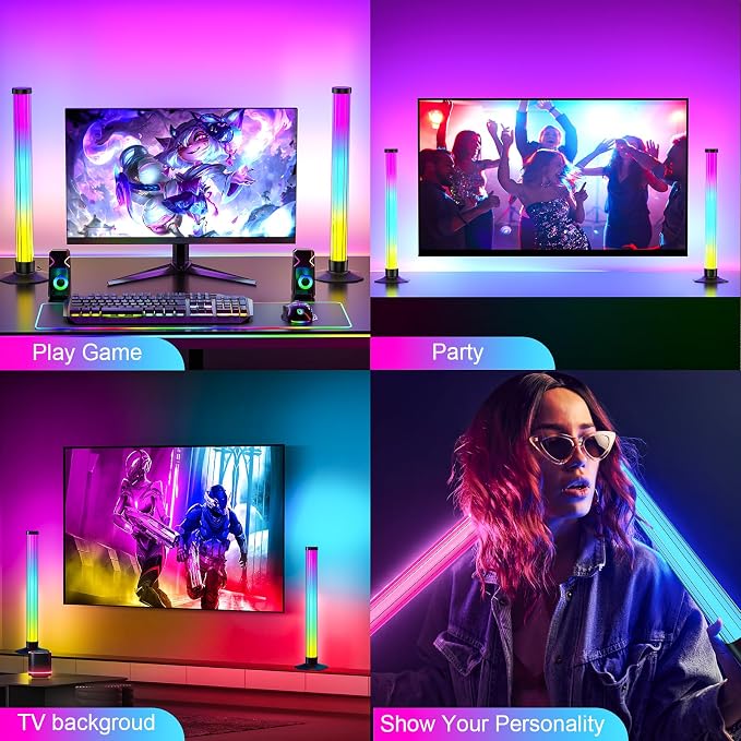 360° Smart Light Bar, RGB Light Bars, Crystal Ambient Mood Light, Backlight - Image 6