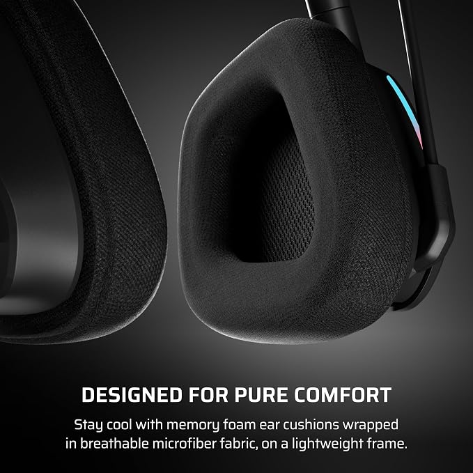 Corsair Void v2 Wireless Bluetooth PC PS5 Switch Gaming Headset – Black - Image 7