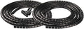 Cable Sleeve Organizer 19.7ft Cord Wire Wrap Coiled Tube Sleeve Cable Management Sleeve for Home Office PC TV Black by chengsi