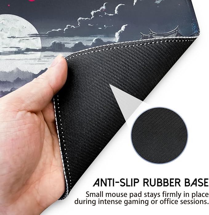 FreeNook Mouse Pad Gaming Mousepad,Small Mousepad for Keyboard and Mouse with Non-Slip Rubber Base,Suitable for School,Office,Home,10.2 x 8.3 Inch - Image 4