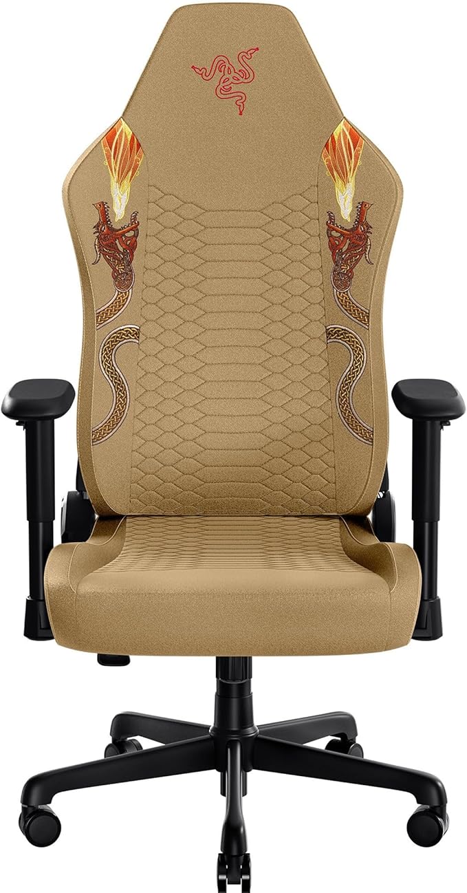 Razer Iskur V2 X Ergonomic Gaming Chair, Counter Strike 2 Edition | Built-In Lumbar Support, Wide Seat, High Density Foam Cushions, Adjustable 152 Degree Recline, 2D Armrests, Plush Fabric by Unknown