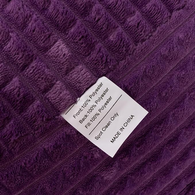 A Nice Night Purple 17" Bed Wedge Pillows with Arms for Sitting - Image 8