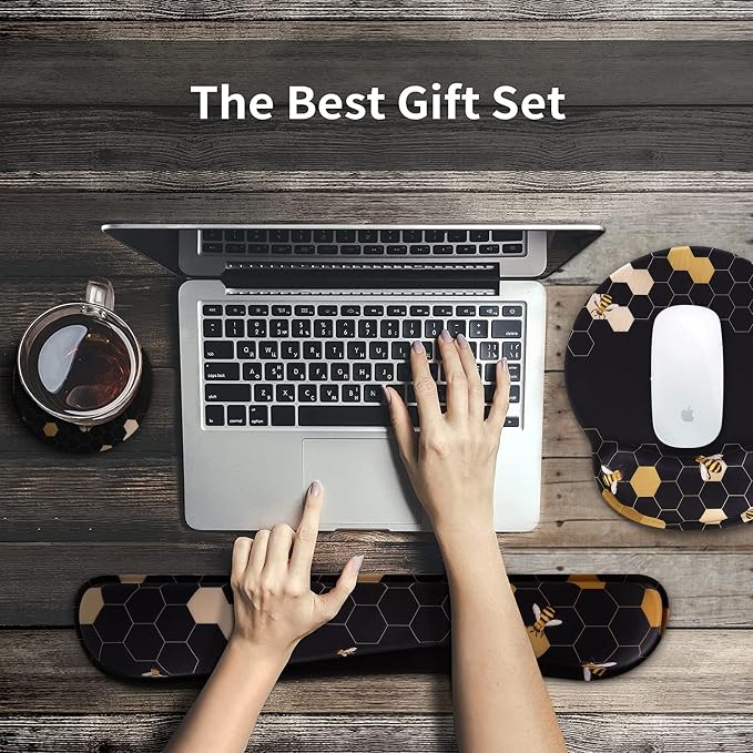 iCasso Honeycomb Mousepad 35.4"x15.7", Desk Protector for Workspace - Image 7