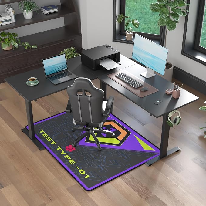 Neon Genesis Evangelion Non-Slip Floor Chair Mat 35"×47" for Gaming Chair Mat - Image 5
