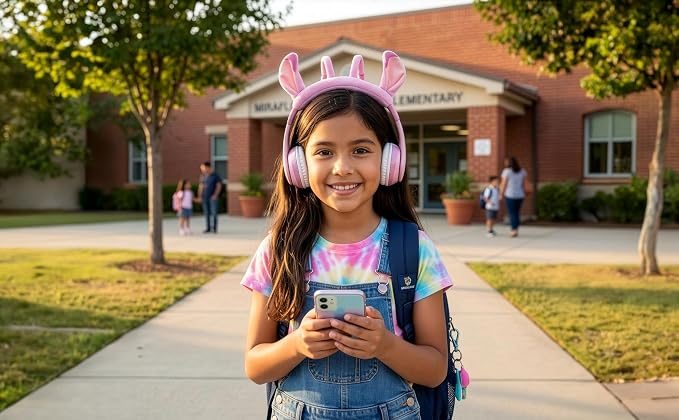 Disney Stitch Angel Bluetooth Headphones for Kids, Wireless Headphones - Image 4