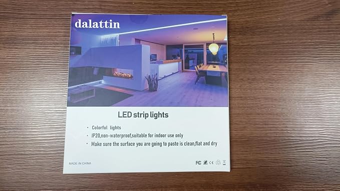 dalattin Led Lights for Bedroom 130ft (2 Rolls of 65.6ft), Led Strip Lights with Remote & App Control, LED Light Strips for Decorative Purposes - Image 8