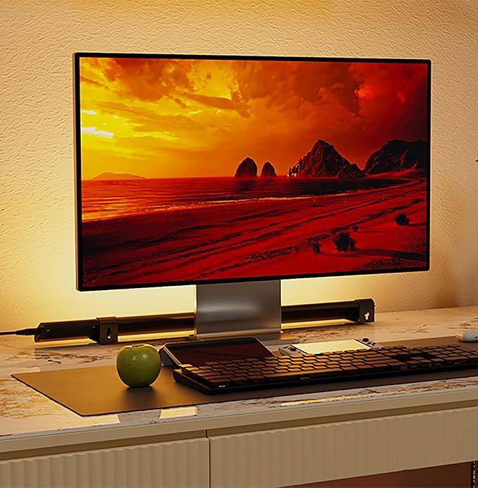 LAMPAOUS LED Light Bar, Dimmable RGB Lights, Light Bar with Alexa & Google Integration for Room, Desk, Monitor Backlight, Indoor Wall Washer - includes Remote Control (1-Bar 12 Inch Kit) - Image 7
