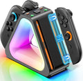 for Mac Game Charging Dock for 2025 Nintendo Switch 2 Joypad,Joypad 2 Controller Charging Docking Station, Ergonomics & Magnetic Fast Charger Dock Station with Charging Cable by Tokluck