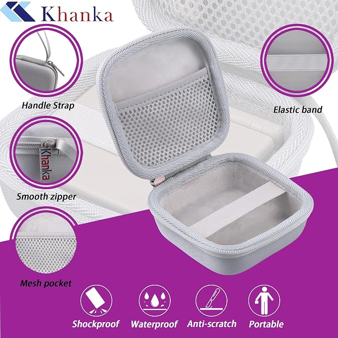 Khanka Hard Case for Anbernic RG Rotate/RG34XXSP/RG35XXSP Retro,White - Image 5