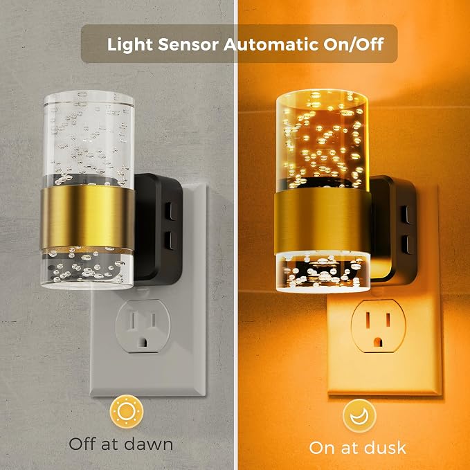 L LOHAS LED Night Light, [2-Pack] Dimmable Night Lights Plug into Wall - Image 2