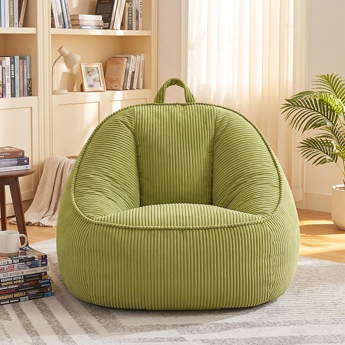 HUGHEAVEN Large Bean Bag Chairs for Kids, Bean Bag Chairs for Kids 8-12 | Comfy Bean Bag Sofa with Back Support, Big Bean Bag Couch & Chair for Bedroom, Floor Sofa for Relaxing and Reading - Image 7
