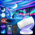 Iceberg Northern Lights Projector, White Galaxy Projector with Bluetooth by Staryou