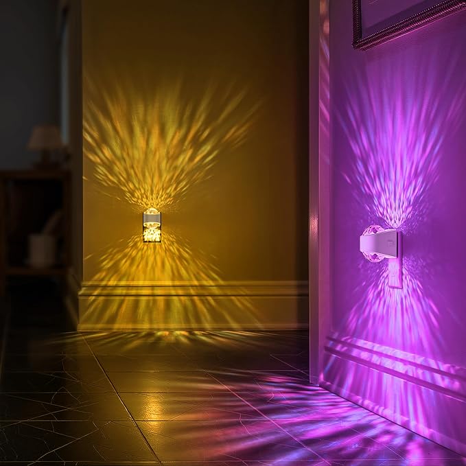 Briignite Night Lights Plug into Wall, Night Light Projector 9-Color RGB - Image 4