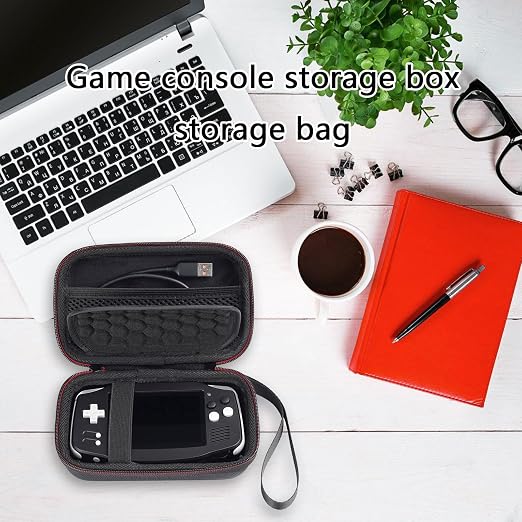 YWLUUOO Carrying Case Storage Box with Pocket for RG34XX Handheld Game Console Storage Bag Shockproof Travel Bag Game Console - Image 2