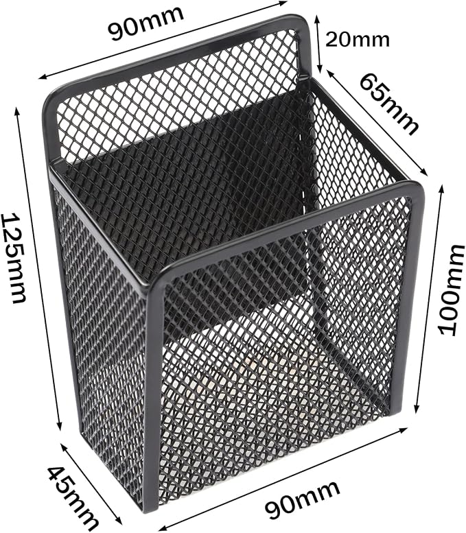 Magnetic Pencil Holder - Extra Strong Magnets Mesh Marker Holder - Image 5