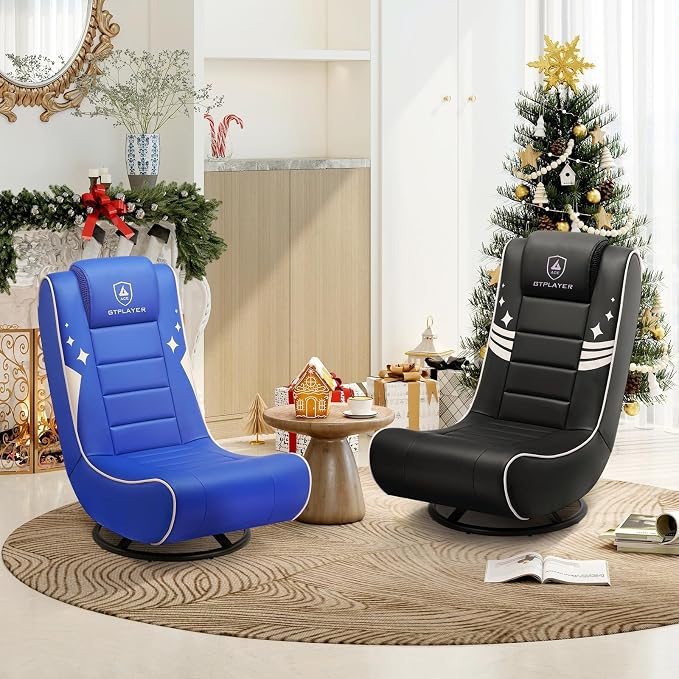 GTPLAYER Floor Gaming Chair Foldable Swivel Floor Chairs for Kids Boys Comfy Video Game Seat with 360° Multipurpose for Gamers, Bedroom or Game Room - Image 9