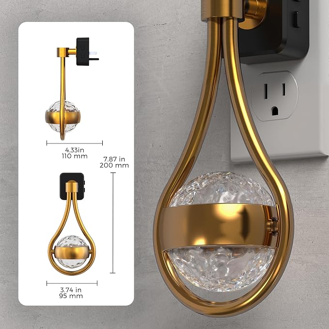 L LOHAS LED Night Lights Plug Into Wall, 2 Pack Star Projector Nightlight - Image 5