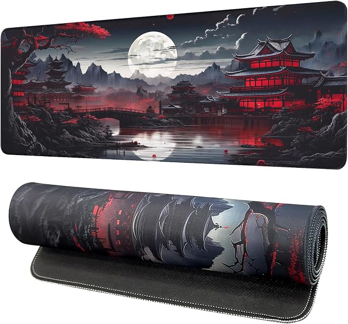 FreeNook Mouse Pad Gaming Mousepad,Large Mousepads for Keyboard and Mouse with Non-Slip Rubber Base,Suitable for School,Office,Home,35.4 x 15.7 Inch by Unknown