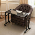 LINGMI Recliner Table, Overbed Table with Wheels Adjustable Height and Length Over Bed Desk, Hospital Heavy Duty Metal Leg Laptop Stand Tray by Unknown