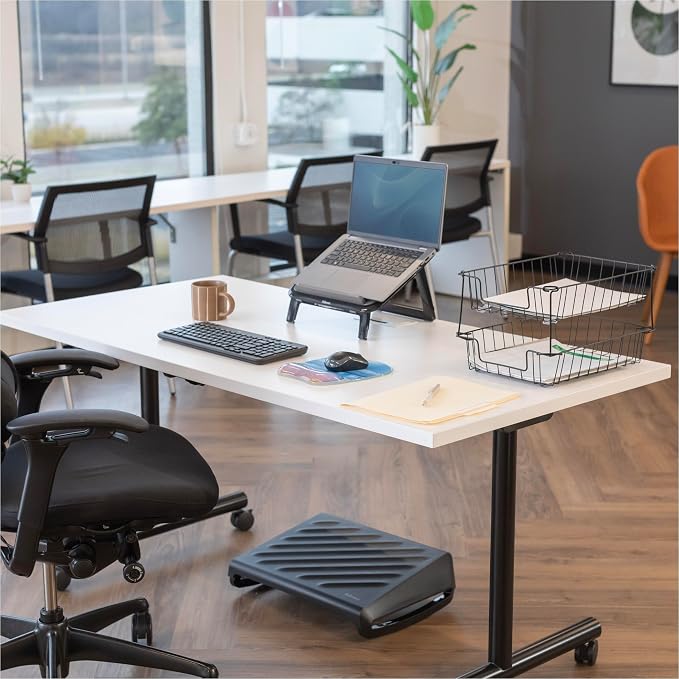 Fellowes Workstation 3" Letter Desk Tray Organizer, Wire, Black (60112) (Pack of 12) - Image 6