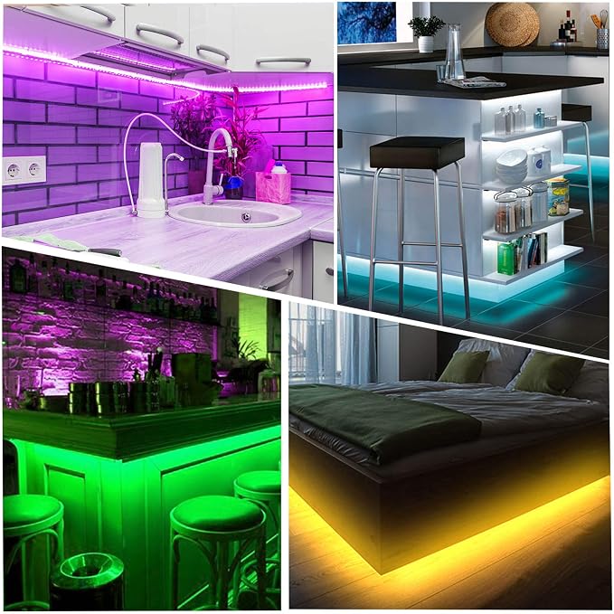 maylit 8 PCS Motion Sensor RGB Under Cabinet Lights Kit - Image 7