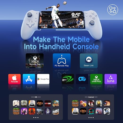 EasySMX M15 Mobile Gaming Controller for Android/iPhone 15 Series, Android Controller with Hall Trigger/Joysticks for Play Minecraft, COD - Image 7