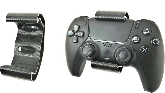 Controller Holder – Under Desk or Wall Mount Compatible with PS5 DualSense and Xbox Controllers | Quick Snap-in Design | Made in USA - Image 6