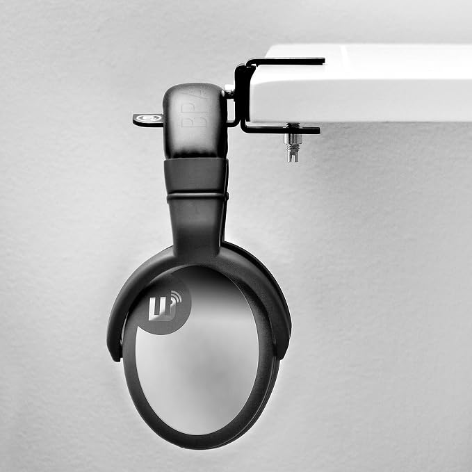 BRAINWAVZ Hengja - The Desk Headphone Stand Hanger Mount, All Metal, Rotatable Mount, PC & Gaming Headset Holder - Image 3