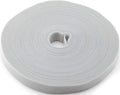 Reusable Fastening Tape Cable Ties 3/4 Inch Double Side Hook Roll (25 Yard, Grey) by SAISN