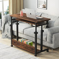 Tribesigns Portable Desk for Sofa and Bed, Height Adjustable Laptop Table Small Standing Desk Rolling Computer Cart with Keyboard Tray on Wheels for Home Office by Unknown