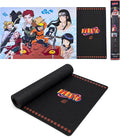 Naruto Large Gaming Mouse Pad 31"x15" XL Computer Desk Mat, Anime Keyboard | Oversized 31x15in Naruto anime gaming mouse pad, smooth fabric top, stitched edges, non-slip rubber base. by CultureFly