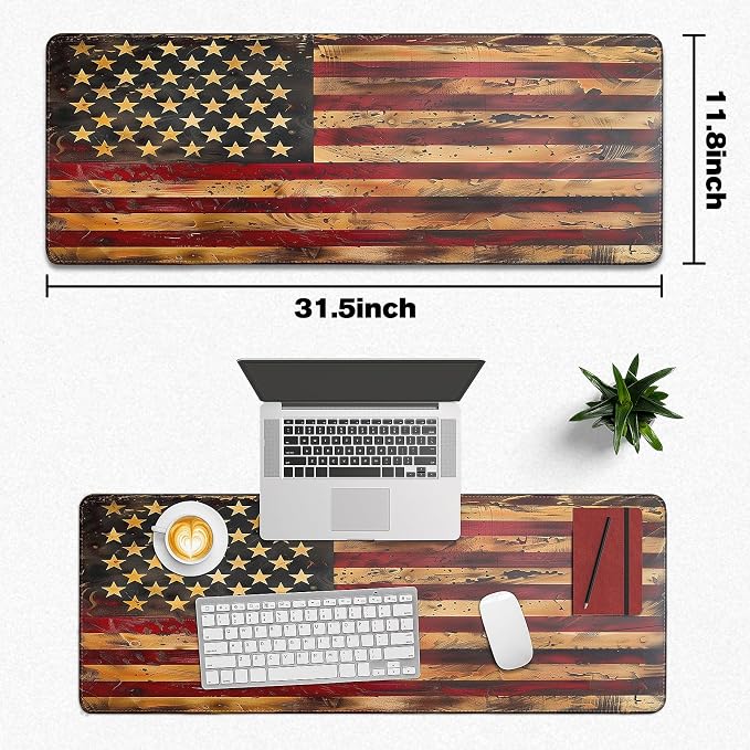 Mouse Pad Gaming - Desk Mat for Keyboard and Mouse - Large Mouse Pads for Desk, Gaming Mousepad with Non-Slip Base, Desks Pad (31.5" X 11.8") for Game, Office and Home - Image 5