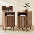 Huuger Narrow Nightstand with Charging Station, USB-C Port by Huuger
