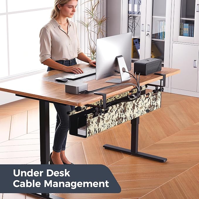 No-Drill Cable Management for Standing Desk - Image 2