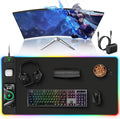 5-in-1 RGB Gaming Mouse Pad with Wireless Charging, Large Desk Mat, Black | 31.5” x 15.8” XXL Large Waterproof Mousepad Home Office Desk Pad, Includes 20W PD Adapter & 6.56ft Woven Cable by TopmadeProduct-Ordernow