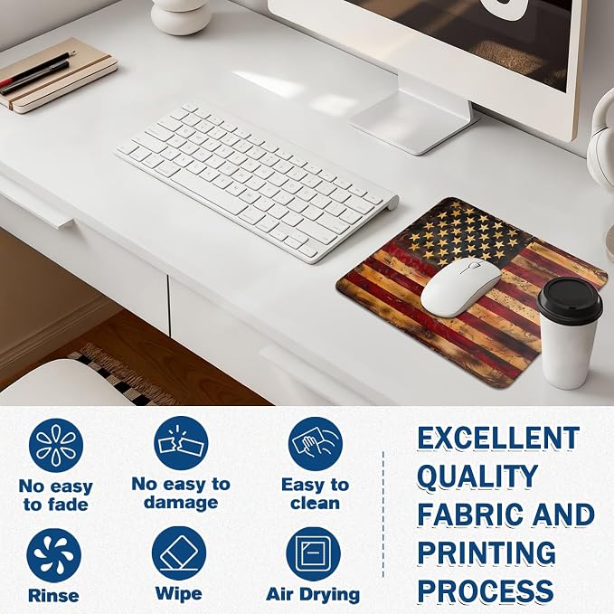 Mouse Pad Gaming - Desk Mat for Keyboard and Mouse - Large Mouse Pads for Desk, Gaming Mousepad with Non-Slip Base, Desks Pad (11.8" X 9.8") for Game, Office and Home - Image 3
