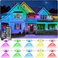 LETIANPAI 200FT Permanent Outdoor Lights,RGB Eaves Lights with App Control Remote,DIY Scene Modes IP67 Waterproof Outdoors Under Eave Lighting,Outdoor Light for Garden Decor by LETIANPAI