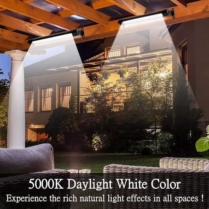 HNRLOY Outdoor Wall Washer Lights 2 Pack,36W 5000K Daylight White Wall Washer Lighting,2FT 120V LED Linear Wall Wash Light Bar for Garden,Backyards,Building,Courtyards Lighting - Image 2